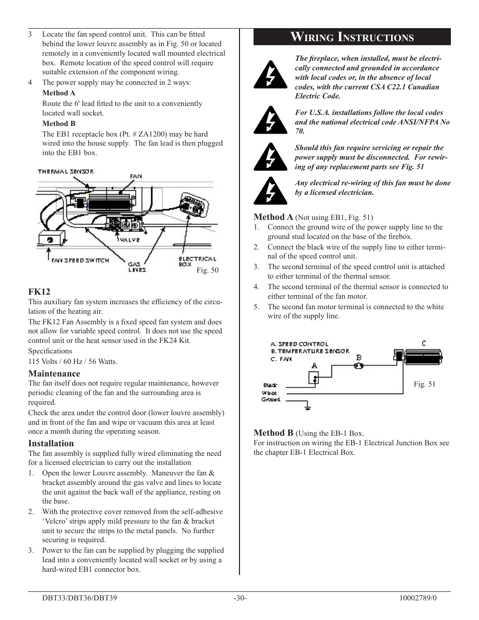 Vermont Casting DBT36 User Manual | Page 30 / 34