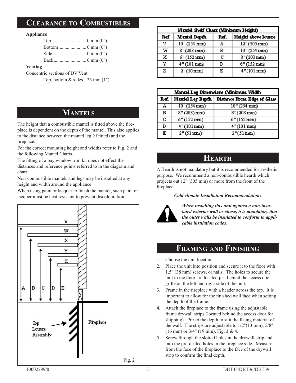 Vermont Casting DBT36 User Manual | Page 5 / 34