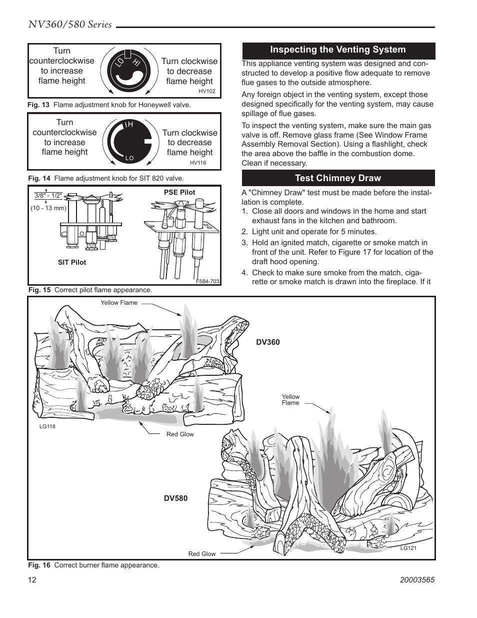 Vermont Casting NV580 User Manual | Page 12 / 28