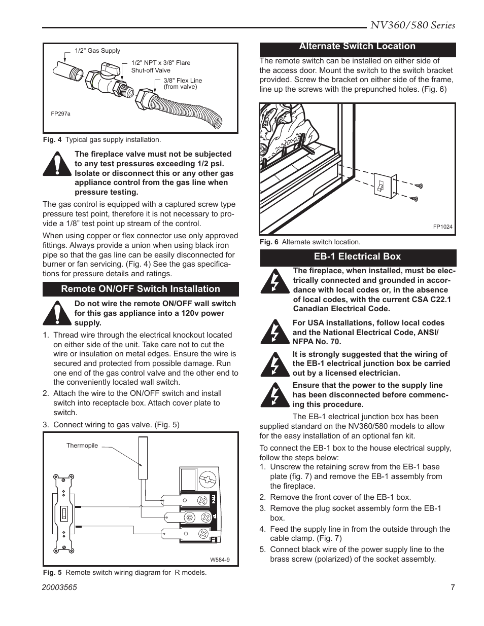 Vermont Casting NV580 User Manual | Page 7 / 28