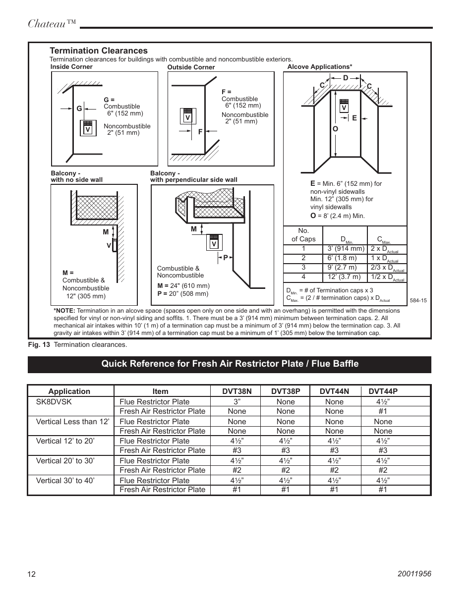 Chateau | Vermont Casting DVT44 User Manual | Page 12 / 44
