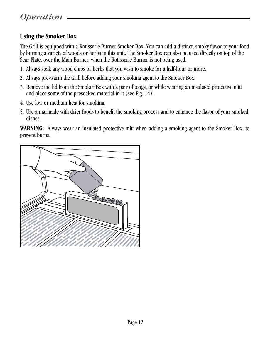 Operation | Vermont Casting VC500 User Manual | Page 18 / 31