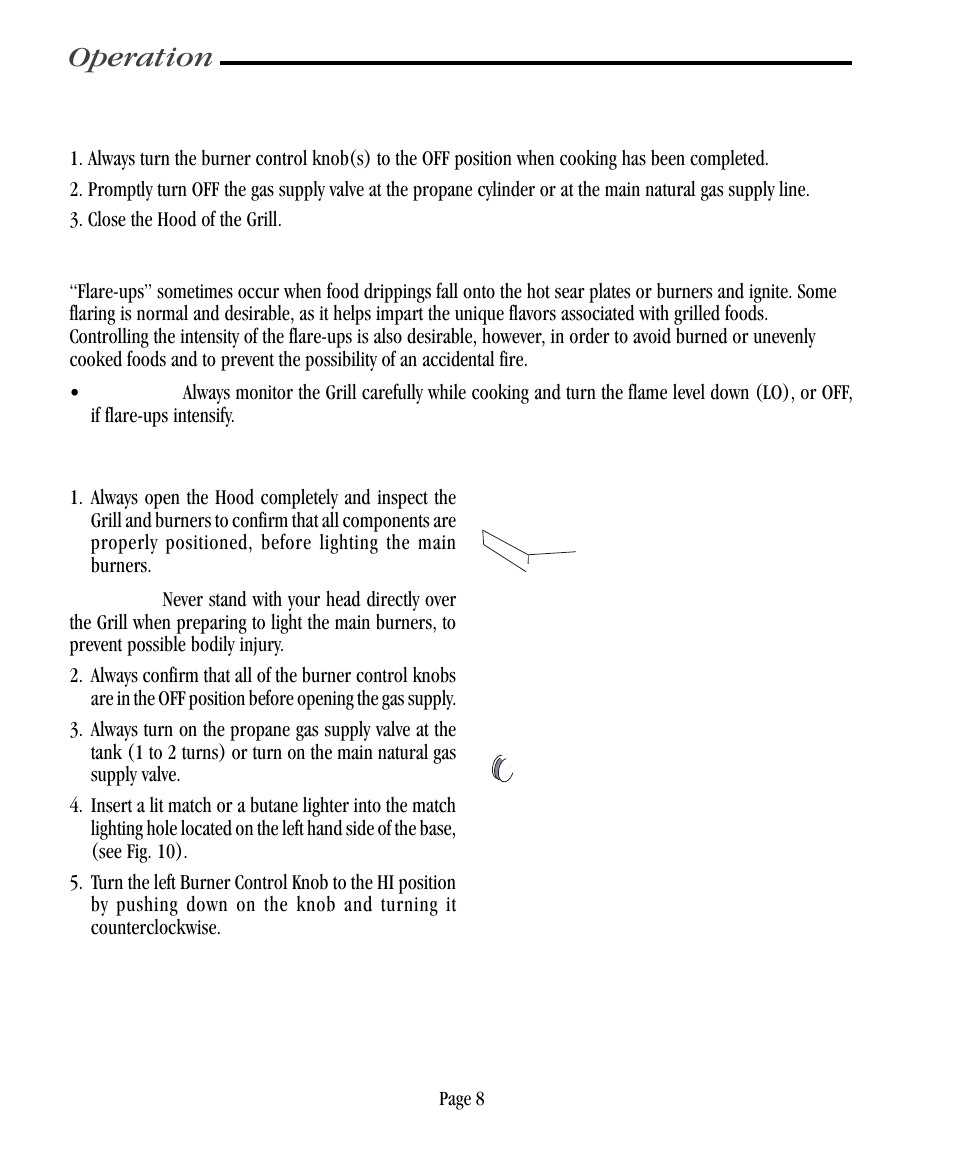 Operation | Vermont Casting CF9030 User Manual | Page 14 / 31