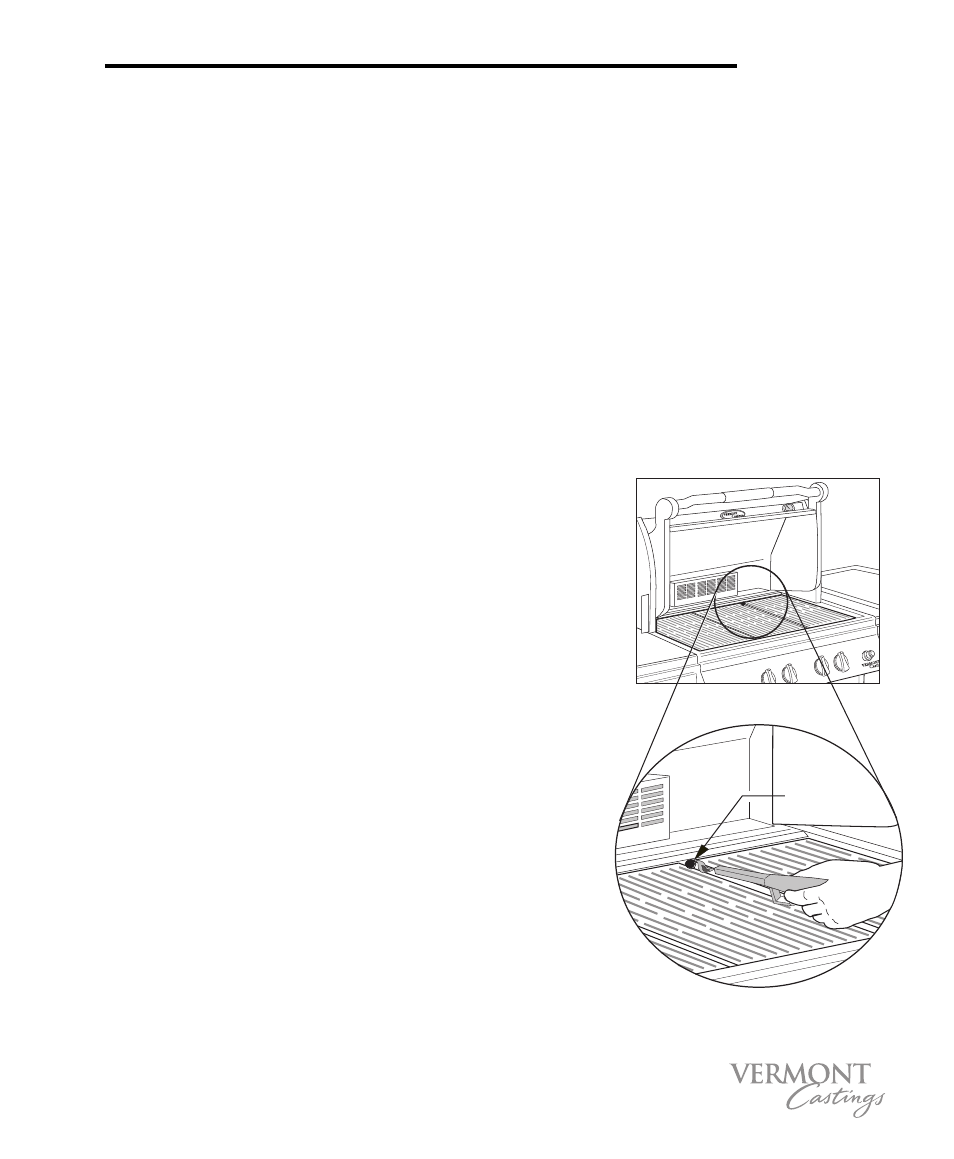 Operation, Lighting the rotisserie burner (model vc75) | Vermont Casting VC50 User Manual | Page 15 / 34