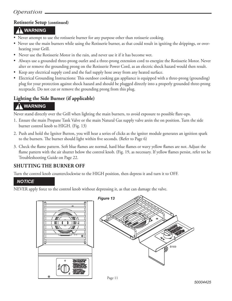 Operation | Vermont Casting VM508 User Manual | Page 19 / 32