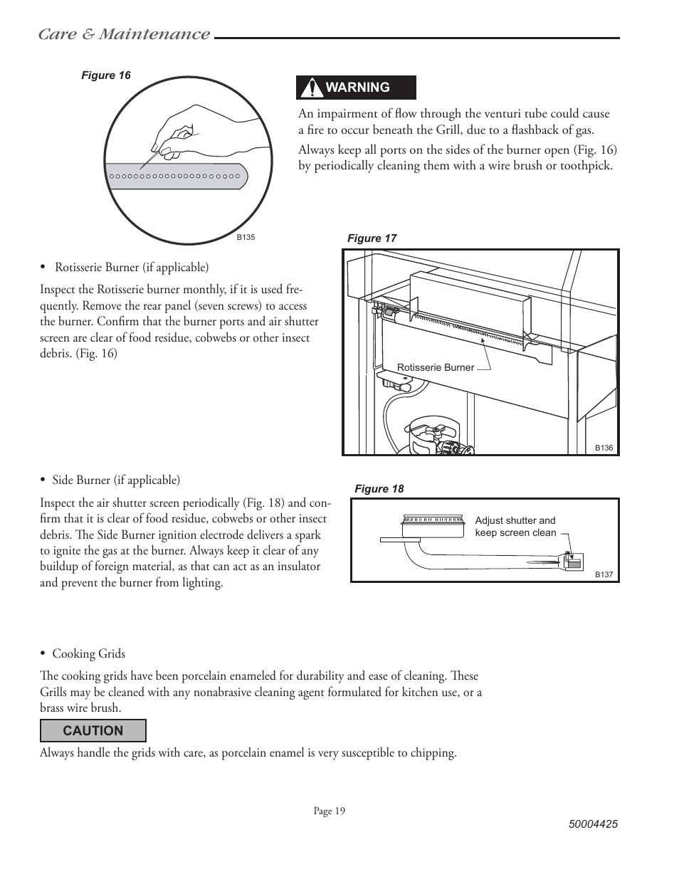 Care & maintenance | Vermont Casting VM508 User Manual | Page 27 / 32