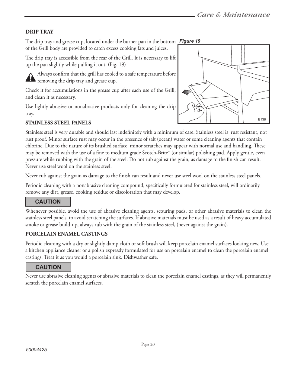 Care & maintenance | Vermont Casting VM508 User Manual | Page 28 / 32