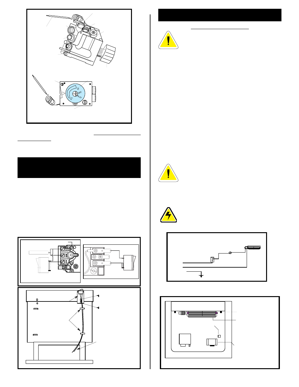 Installation of remote switch for rn/rp gas valve, Optional fan kit - fk24, Standard with rfs42 | Vermont Casting RFS32 User Manual | Page 6 / 18