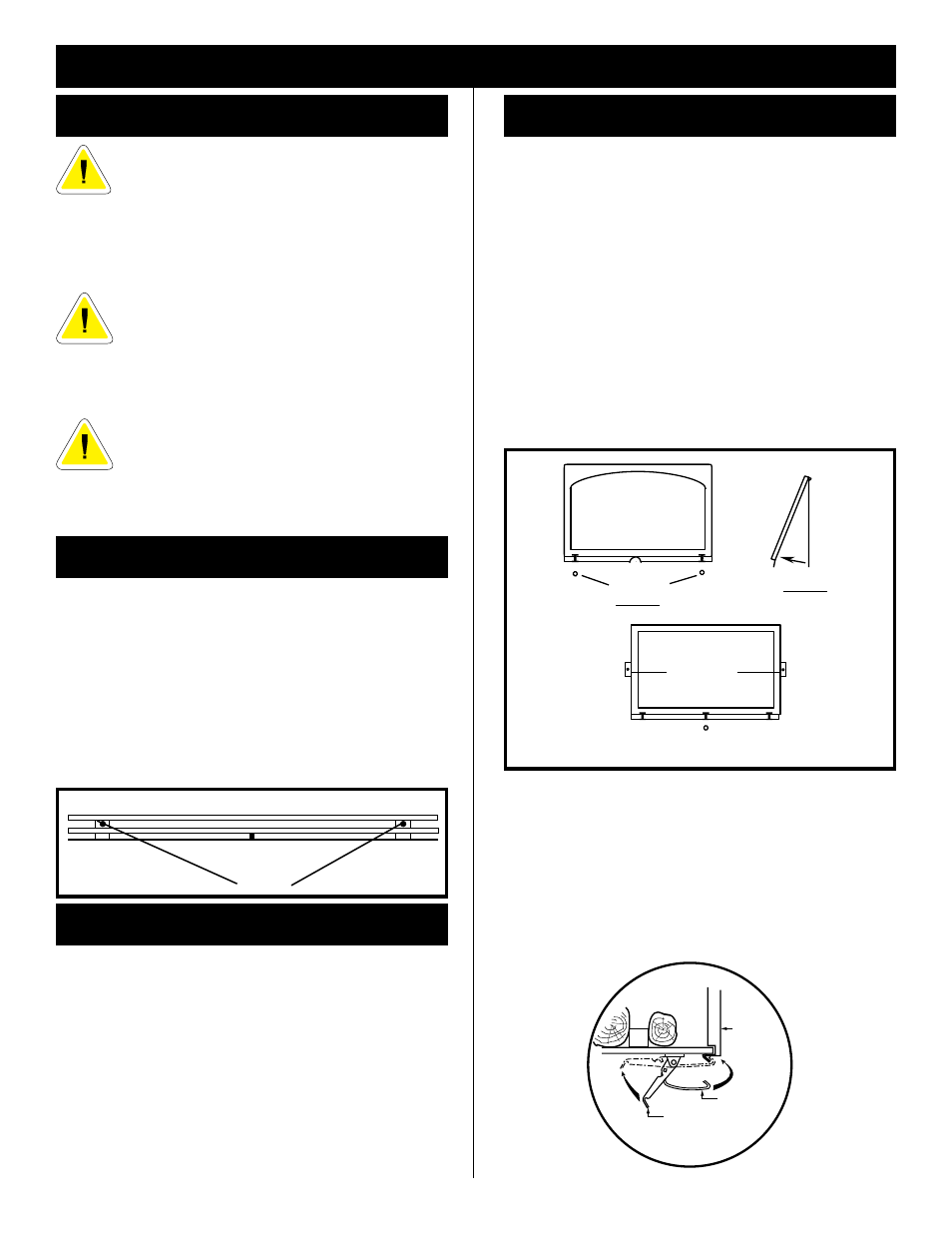 Operating instructions, General glass information, Louvre removal | Trim removal glass removal | Vermont Casting RFS32 User Manual | Page 9 / 18