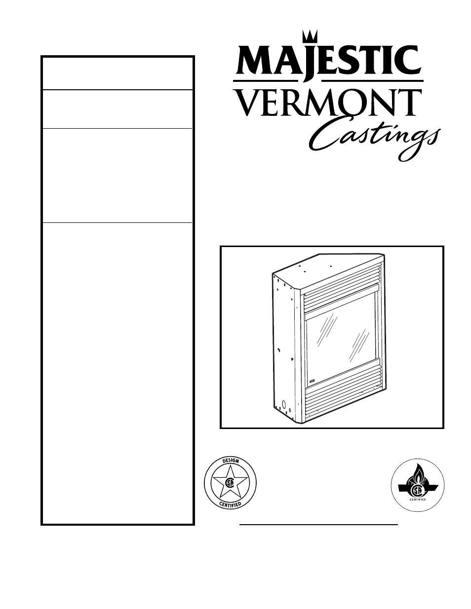 Vermont Casting DVR33 User Manual | 40 pages