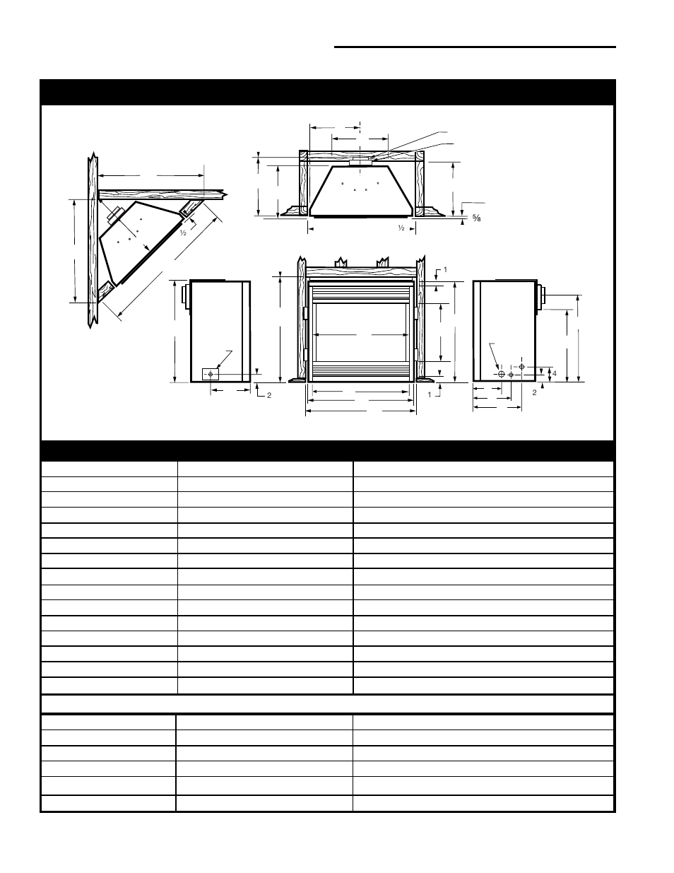 Vermont castings, majestic products: dvr33, Appliance dimensions fireplace dimensions | Vermont Casting DVR33 User Manual | Page 4 / 40