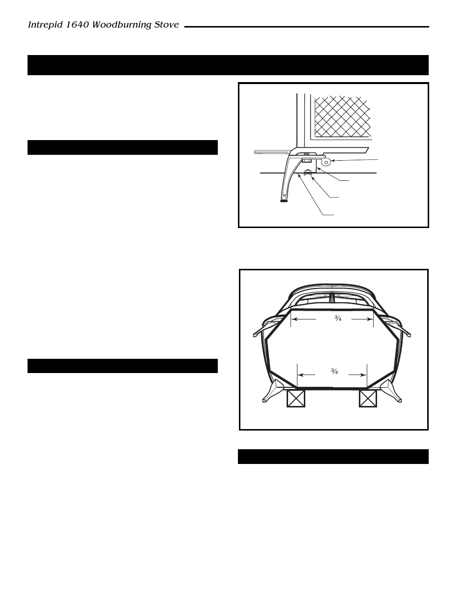 Assembly, Intrepid 1640 woodburning stove | Vermont Casting 1640 User Manual | Page 16 / 32