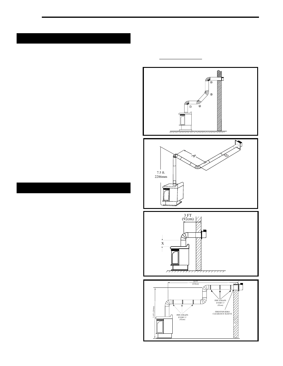 Irving oil, Vertical sidewall applications, Vertical sidewall installations | Vermont Casting IRFSDV24 User Manual | Page 10 / 28