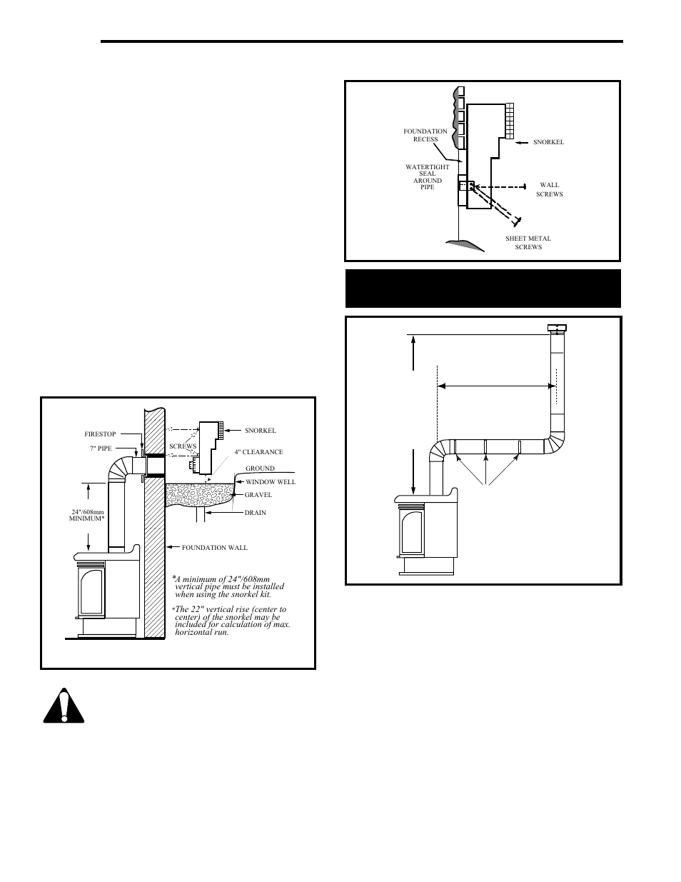 Irving oil, Vertical through-the-roof applications | Vermont Casting IRFSDV24 User Manual | Page 14 / 28