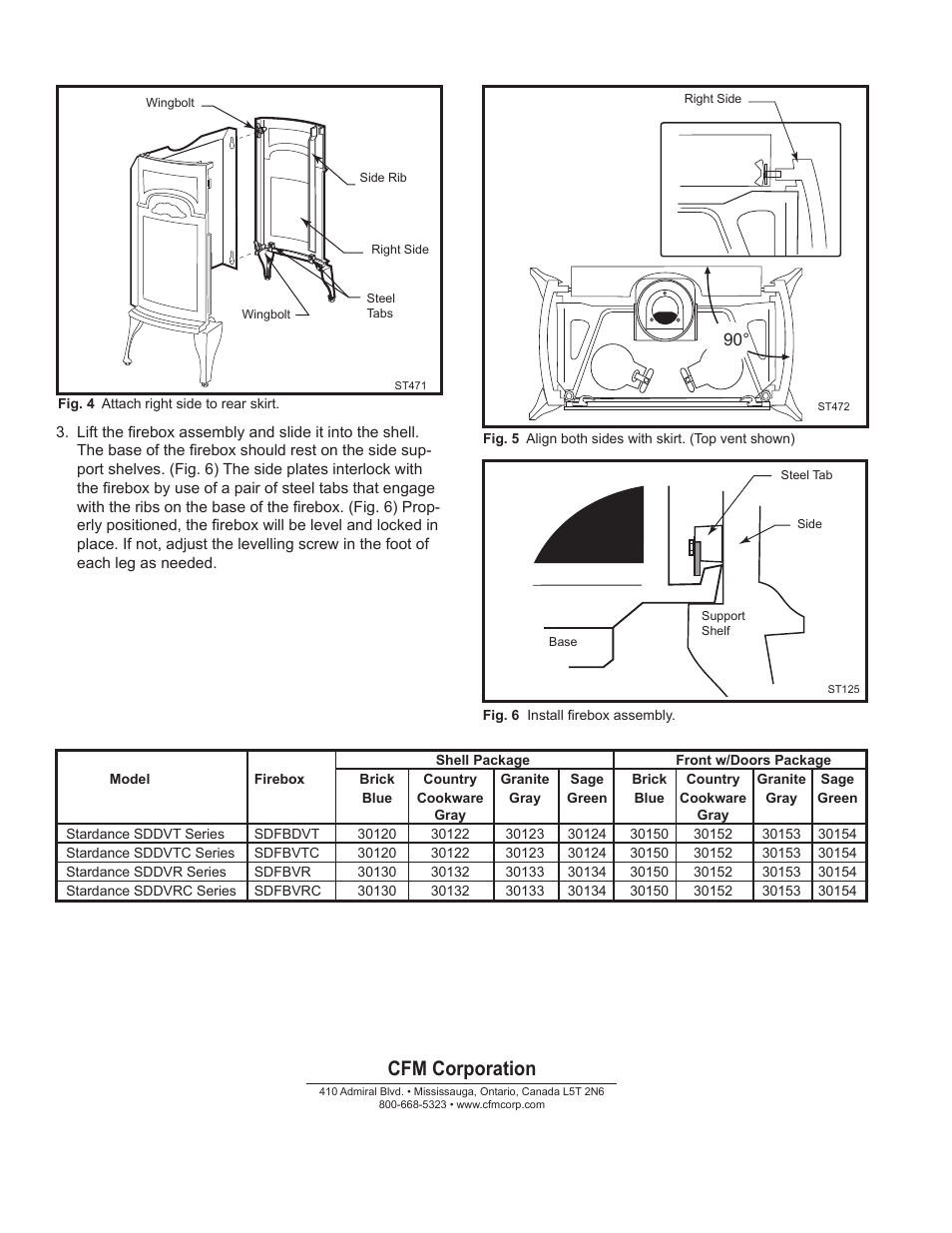 Cfm corporation | Vermont Casting Stardance SDFBVRC User Manual | Page 2 / 2