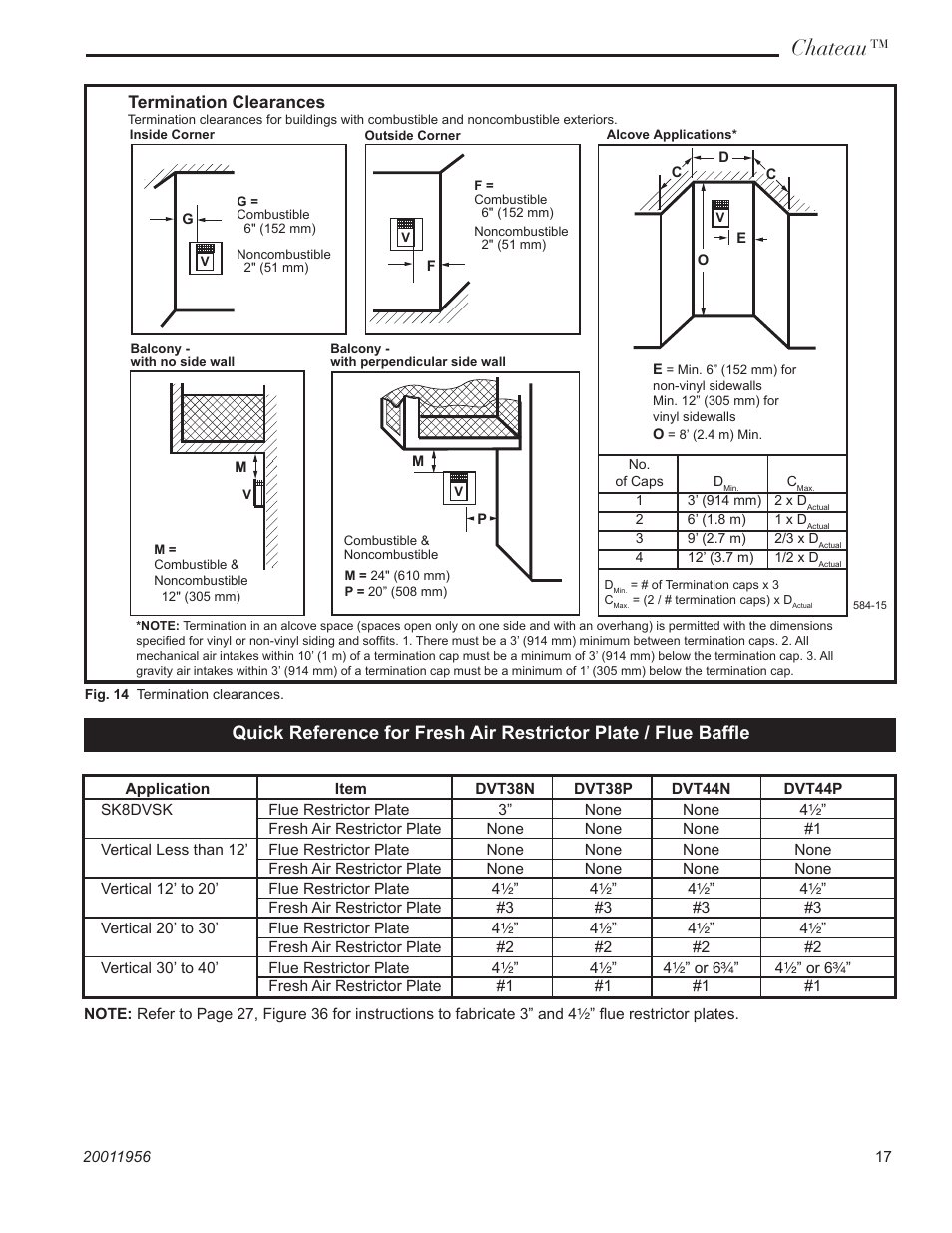 Chateau | Vermont Casting ChateauTM DVT38IN User Manual | Page 17 / 48