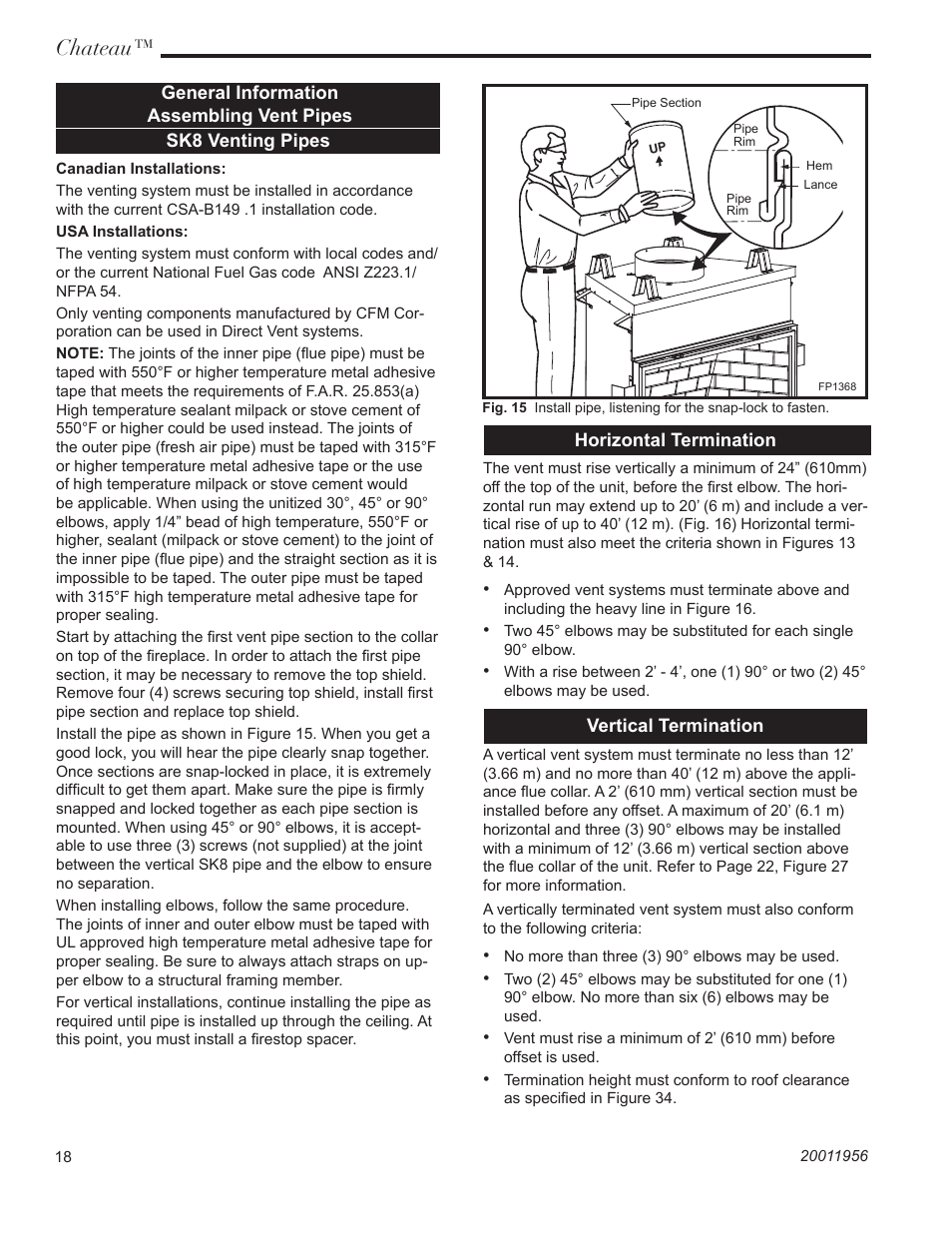 Chateau | Vermont Casting ChateauTM DVT38IN User Manual | Page 18 / 48