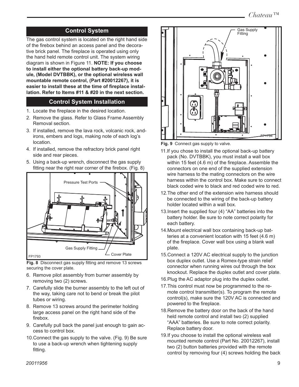 Chateau | Vermont Casting ChateauTM DVT38IN User Manual | Page 9 / 48