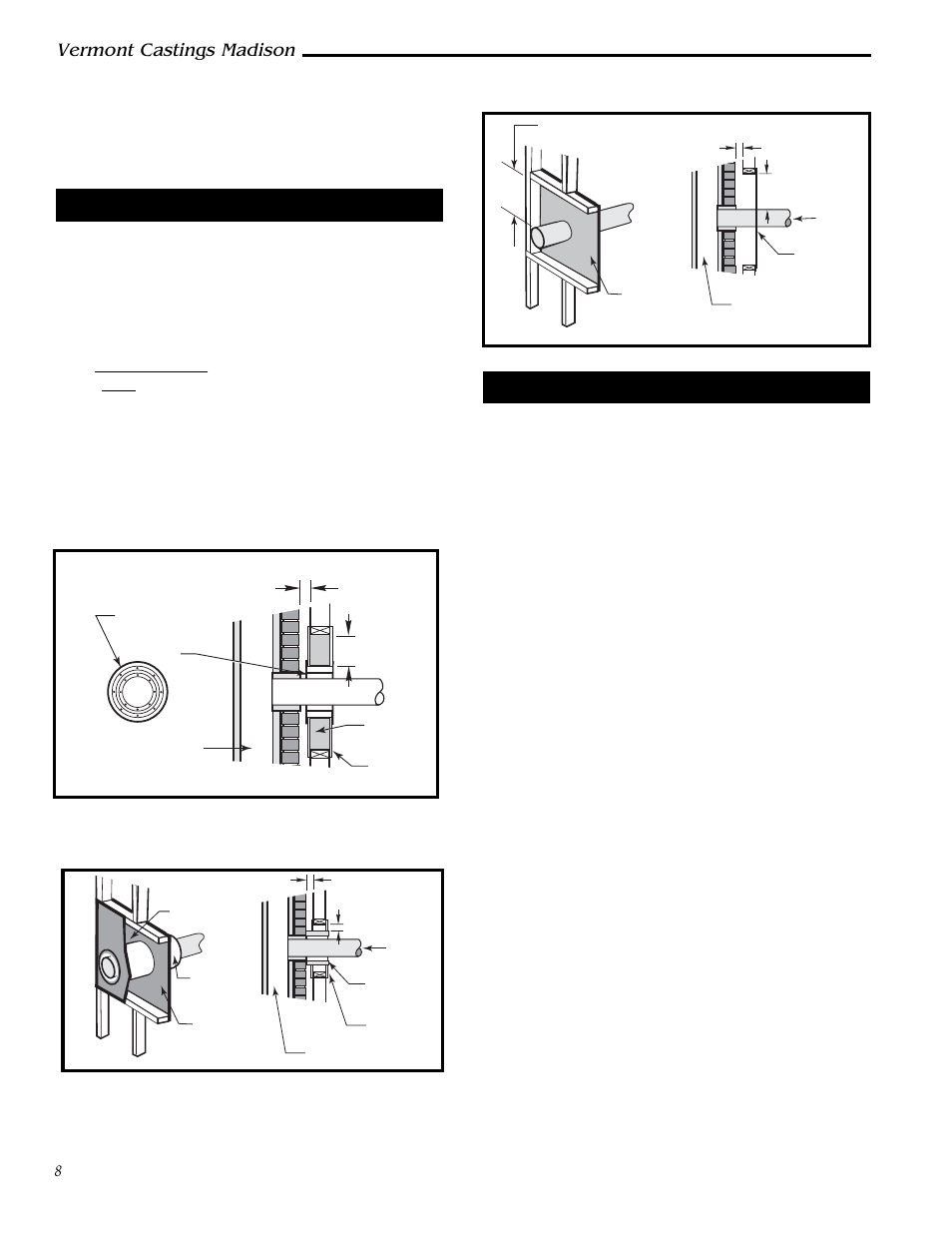 Vermont castings madison, Floor protection, Canadian requirements | Vermont Casting 1655  EN User Manual | Page 8 / 28