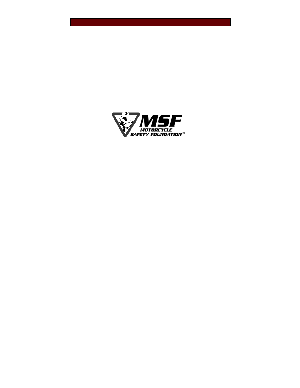 Motorcycle operator manual, Motorcycle safety foundation | Vermont Casting 2008 User Manual | Page 31 / 31
