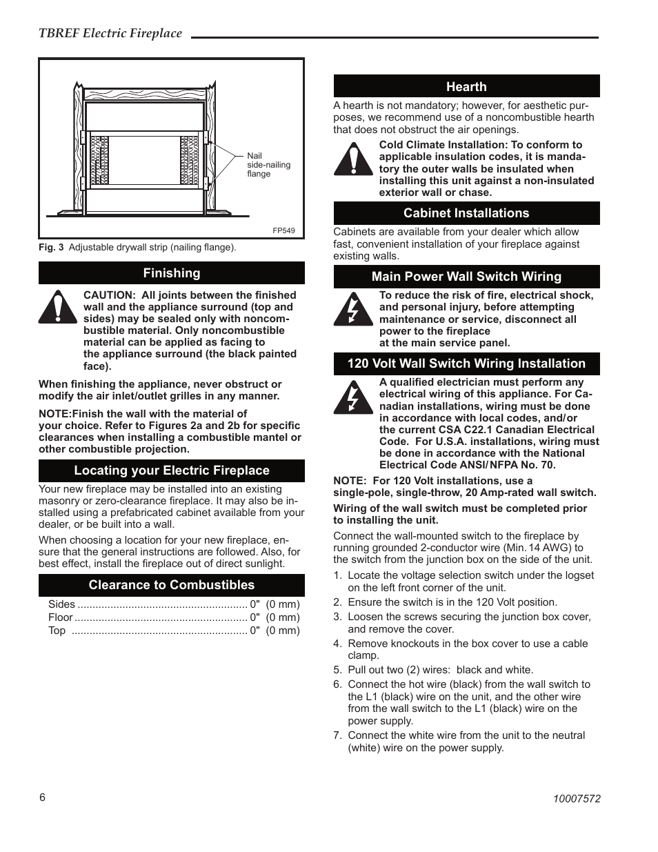 Vermont Casting TBREF36 User Manual | Page 6 / 16