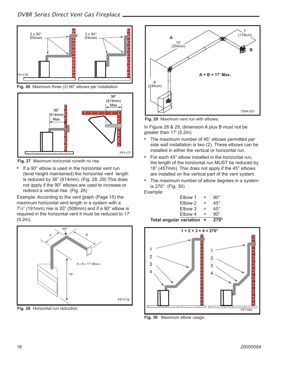 Dvbr series direct vent gas fireplace | Vermont Casting DVBR42 User Manual | Page 16 / 40