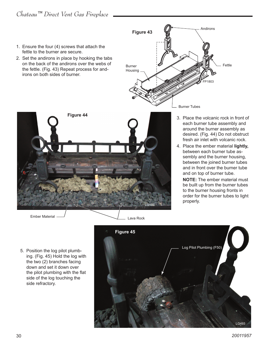 Chateau™ direct vent gas fireplace | Vermont Casting DVT38S2IN User Manual | Page 30 / 48