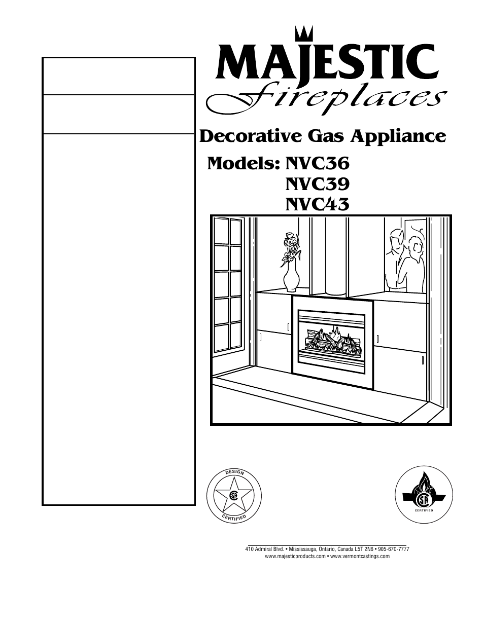 Vermont Casting NVC36 User Manual | 24 pages