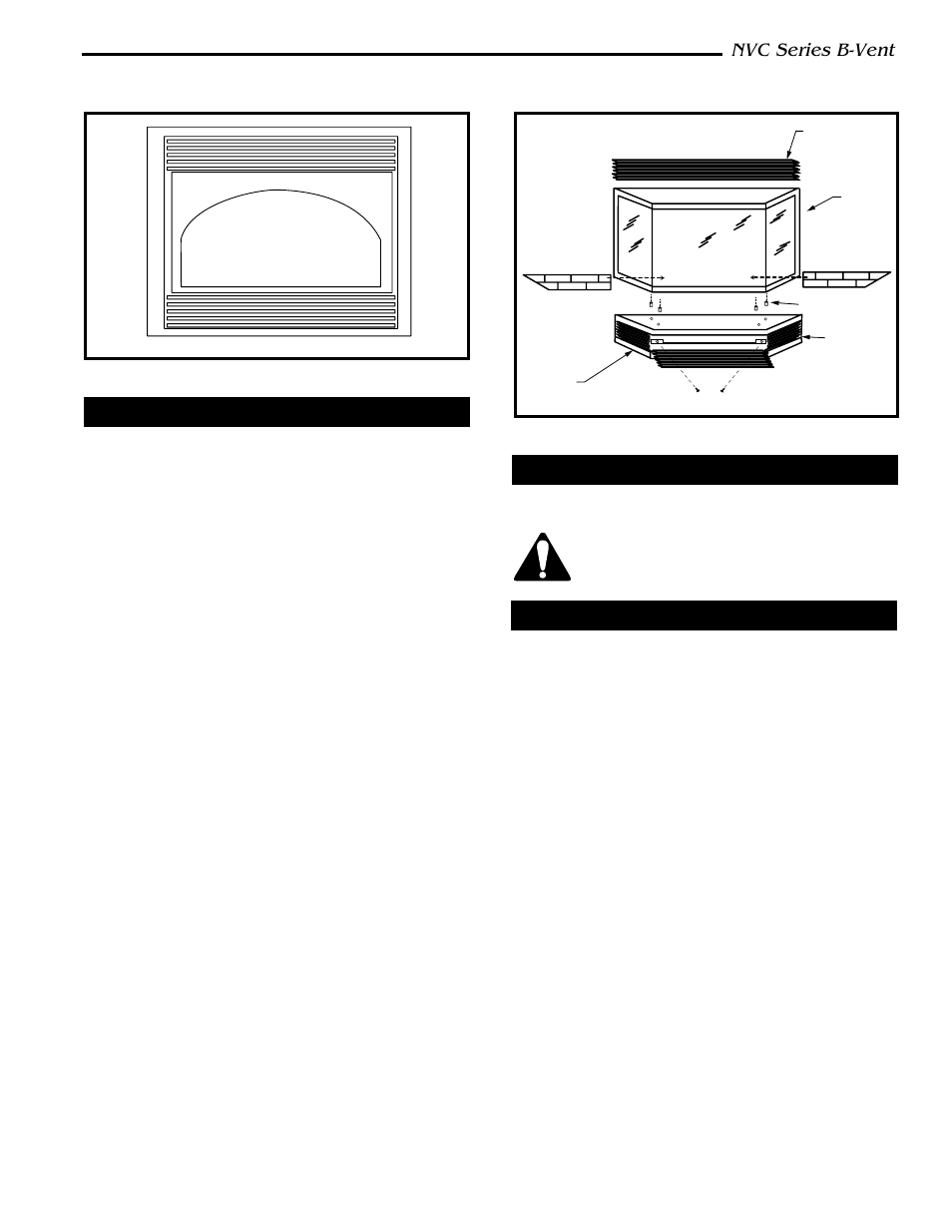 Nvc series b-vent, Eb-1 electrical box, Decorative frame trims | Decorative bay windows | Vermont Casting NVC36 User Manual | Page 23 / 24