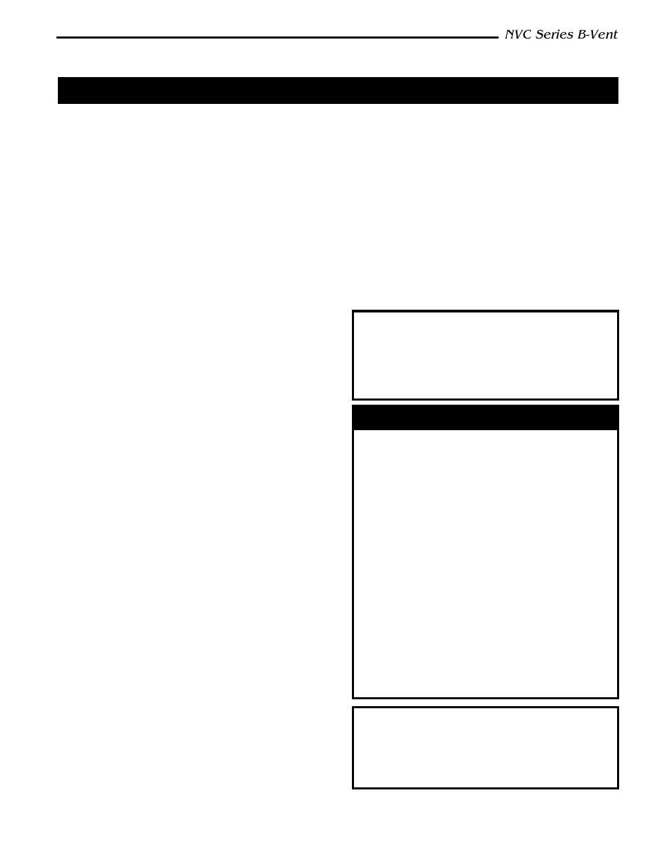 Installation & operating instructions, Nvc series b-vent | Vermont Casting NVC36 User Manual | Page 3 / 24