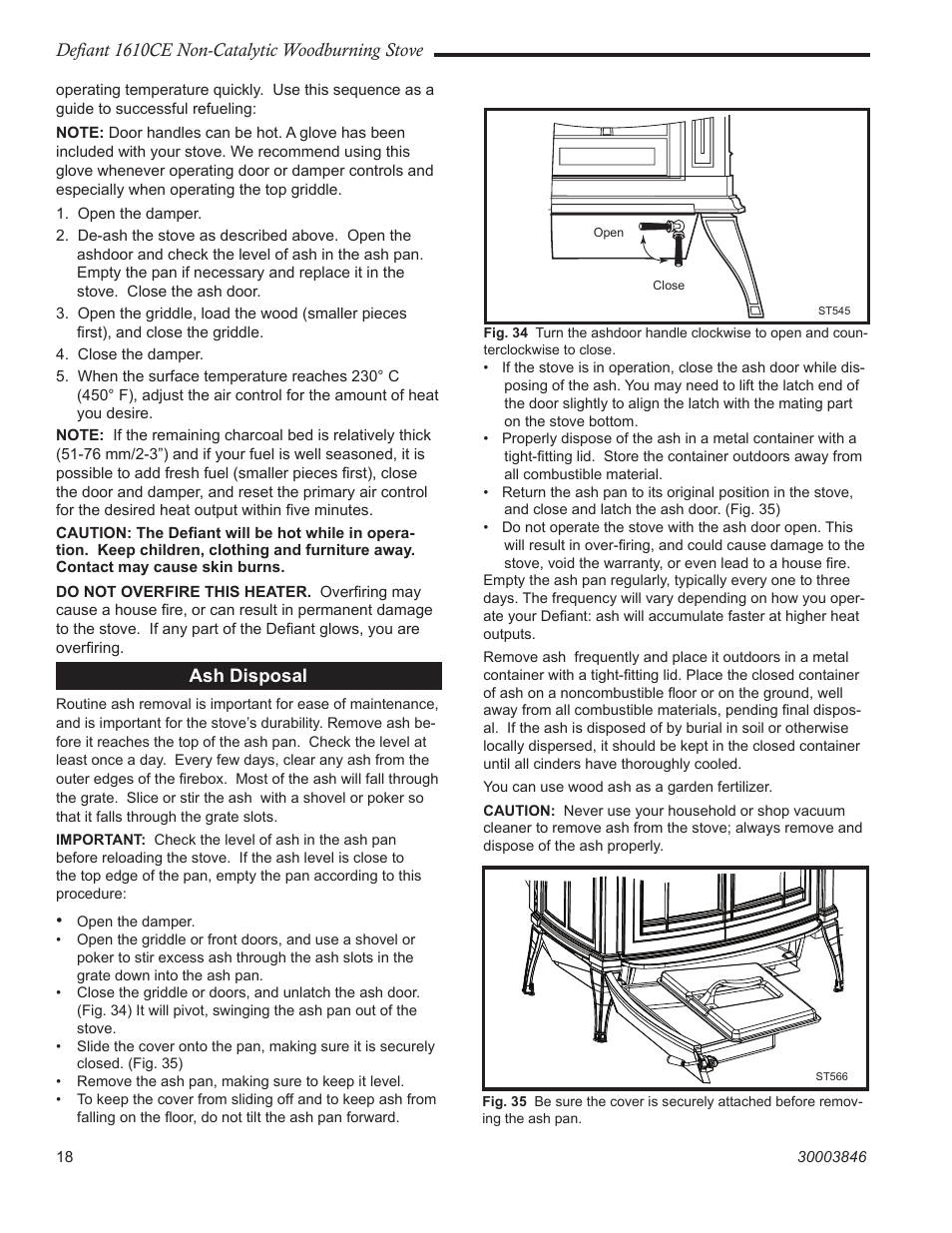 Vermont Casting 1610CE User Manual | Page 18 / 28