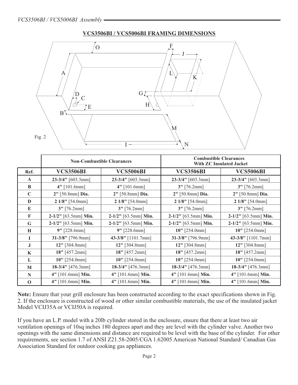 Vermont Casting VCS6006 User Manual | Page 30 / 36