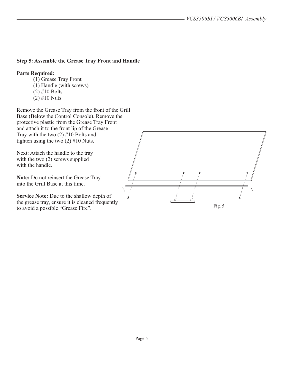 Vermont Casting VCS6006 User Manual | Page 34 / 36