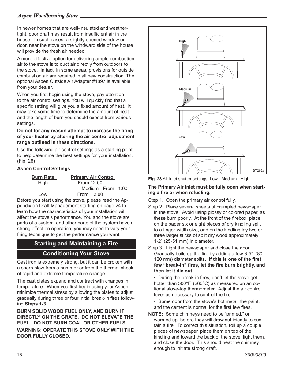 Vermont Casting 1920 User Manual | Page 18 / 32