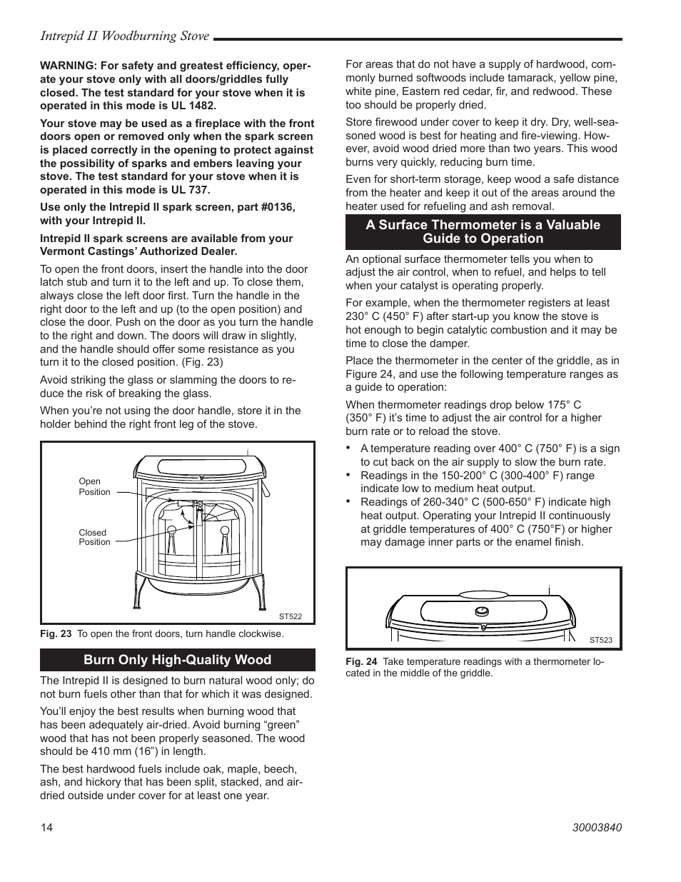 Vermont Casting 1990CE User Manual | Page 14 / 32