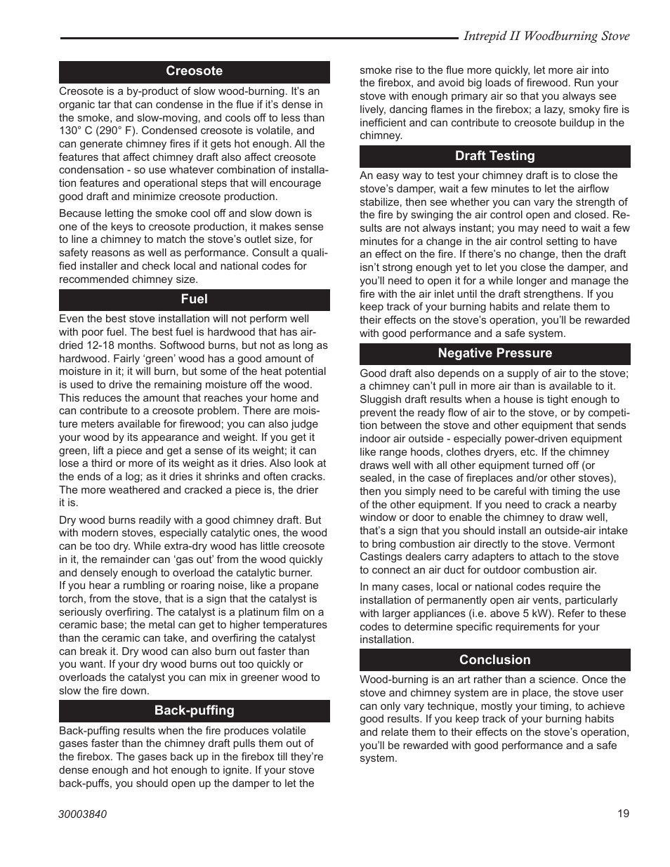Vermont Casting 1990CE User Manual | Page 19 / 32