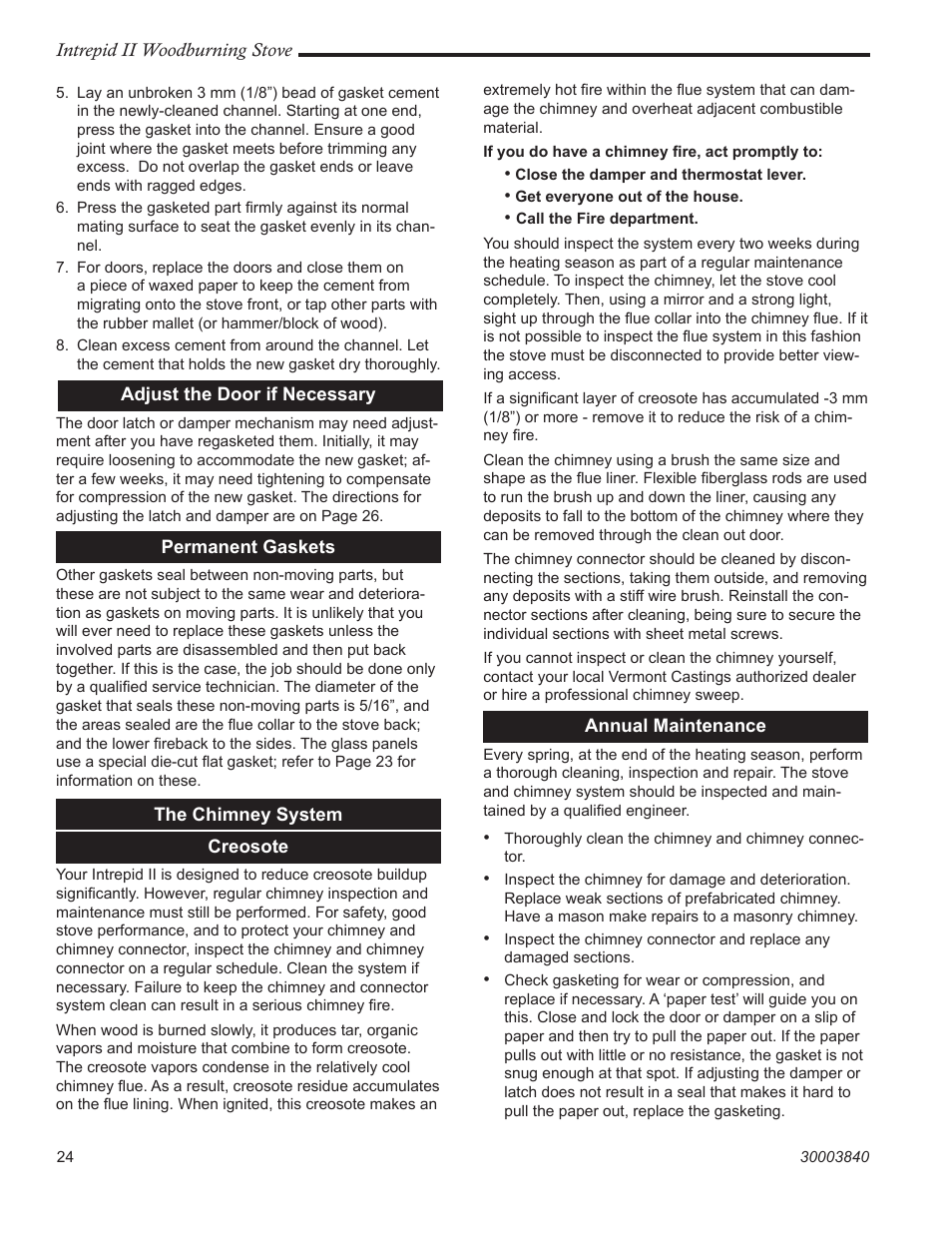 Vermont Casting 1990CE User Manual | Page 24 / 32