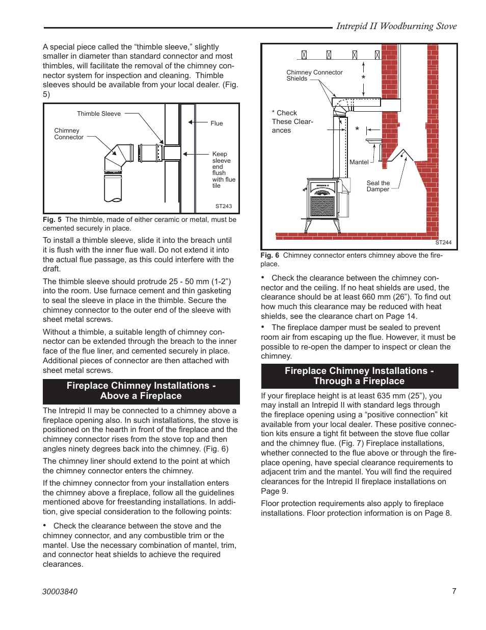 Intrepid ii woodburning stove | Vermont Casting 1990CE User Manual | Page 7 / 32