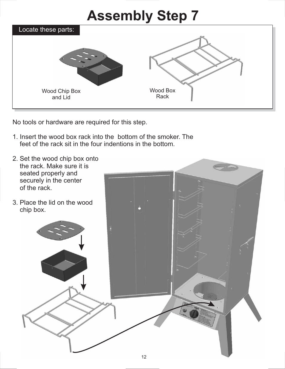 Assembly step 7 | Vermont Casting 2505G User Manual | Page 12 / 21