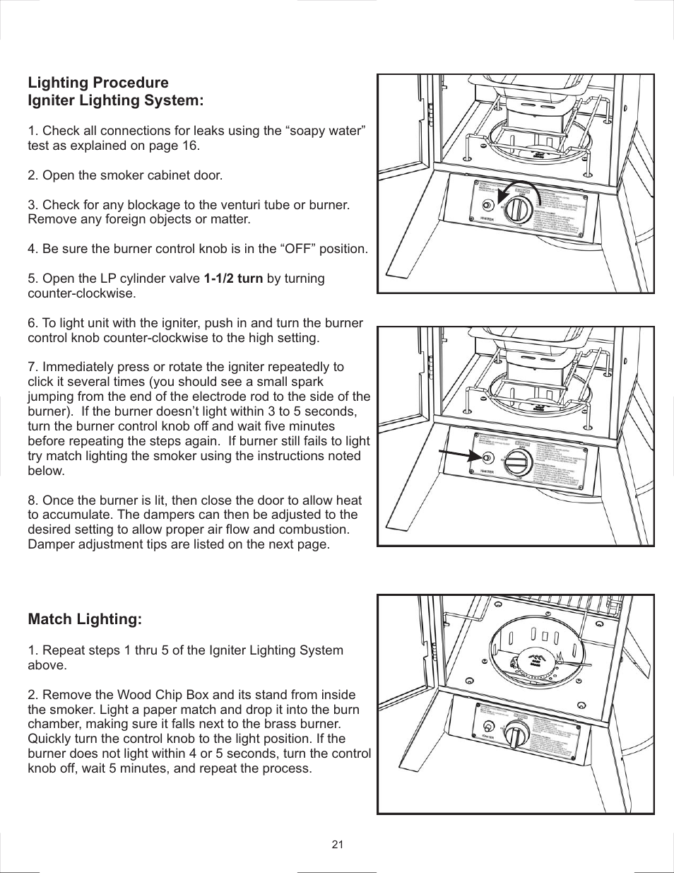 Vermont Casting 2505G User Manual | Page 21 / 21