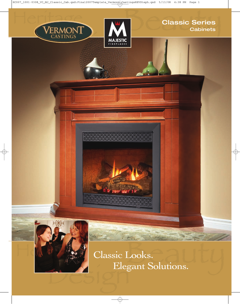 Vermont Casting Cabinets Classic Series User Manual | 4 pages