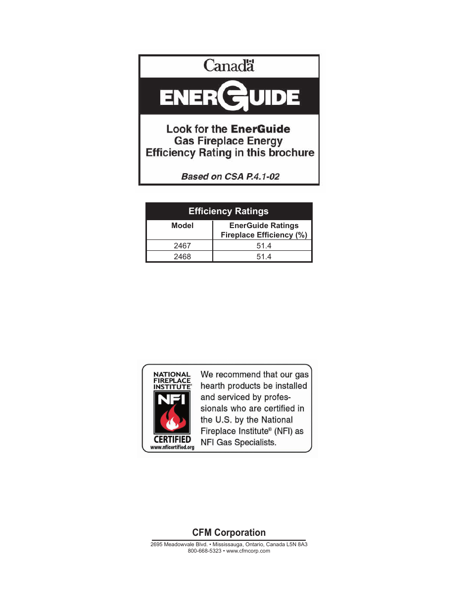 Cfm corporation | Vermont Casting 2467 User Manual | Page 28 / 28