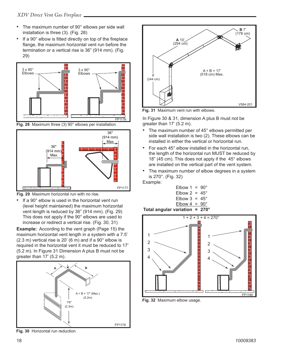 Xdv direct vent gas fireplace | Vermont Casting 36XDV User Manual | Page 18 / 56