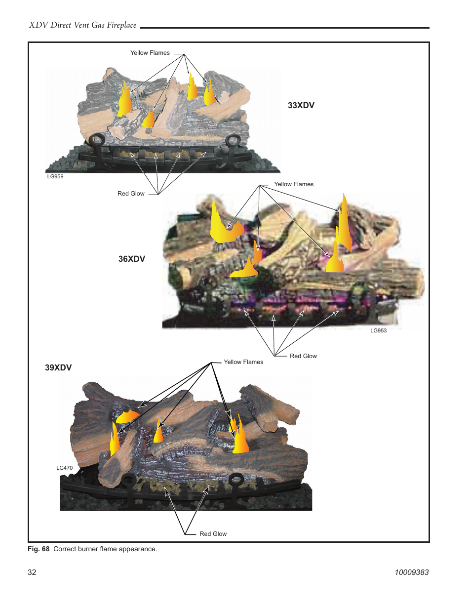 Xdv direct vent gas fireplace | Vermont Casting 36XDV User Manual | Page 32 / 56