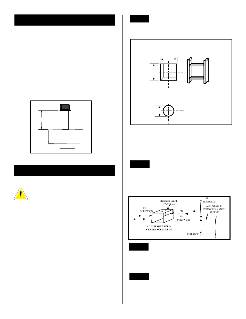 Rear wall installations, Rear venting applications | Vermont Casting BHDR36 User Manual | Page 10 / 36