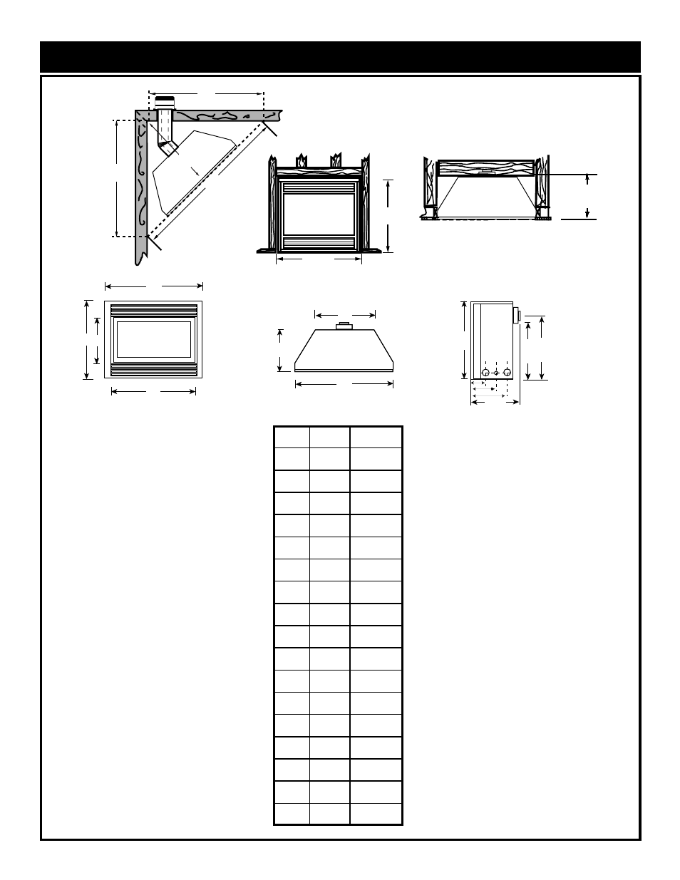 Fireplace dimensions, Framing & finishing, Bhdr36 | Vermont Casting BHDR36 User Manual | Page 4 / 36