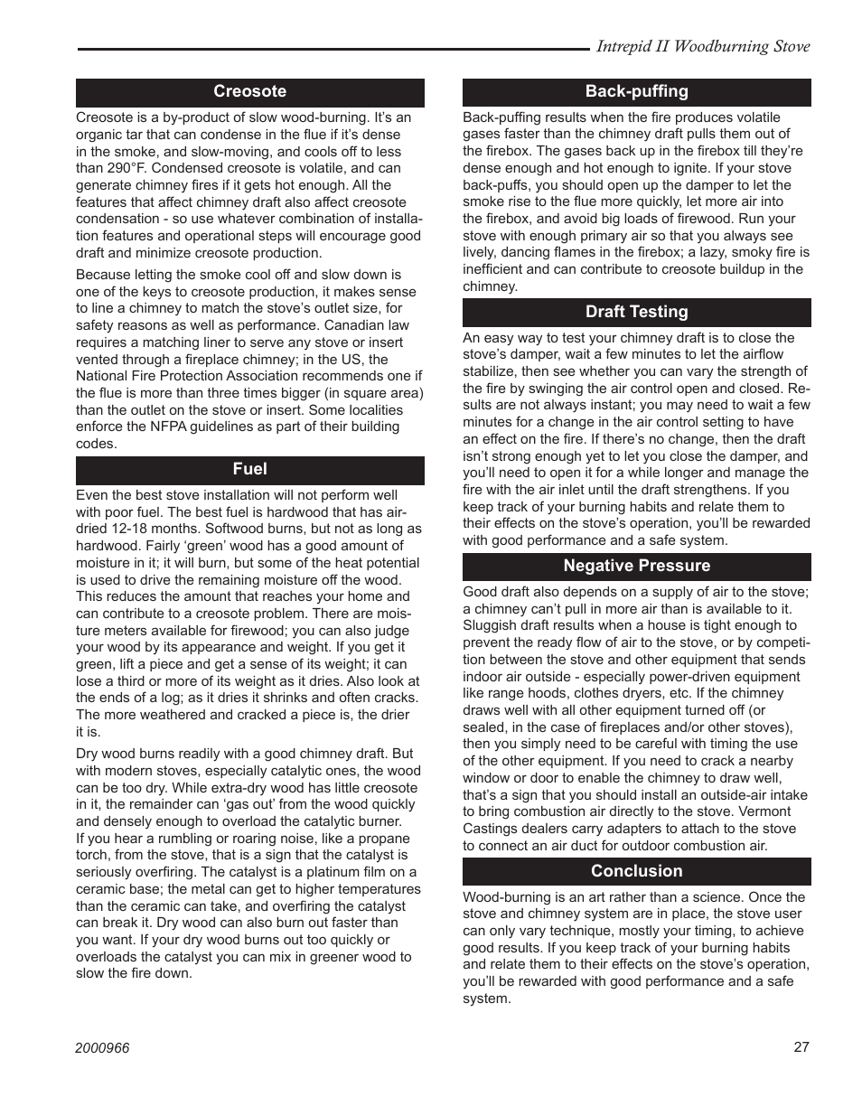 Vermont Casting 1990 User Manual | Page 27 / 40