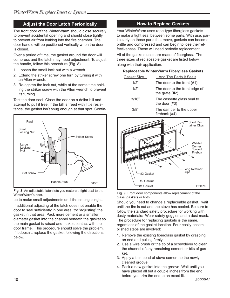 Vermont Casting WinterWarm Fireplace Insert or System User Manual | Page 10 / 44