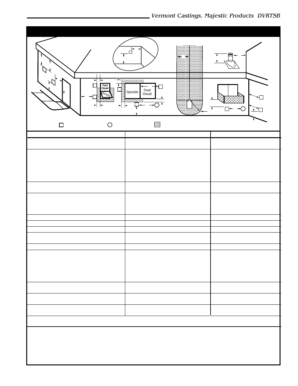 Vermont castings, majestic products dvrtsb, General venting information - termination location | Vermont Casting DVRTSB User Manual | Page 11 / 36