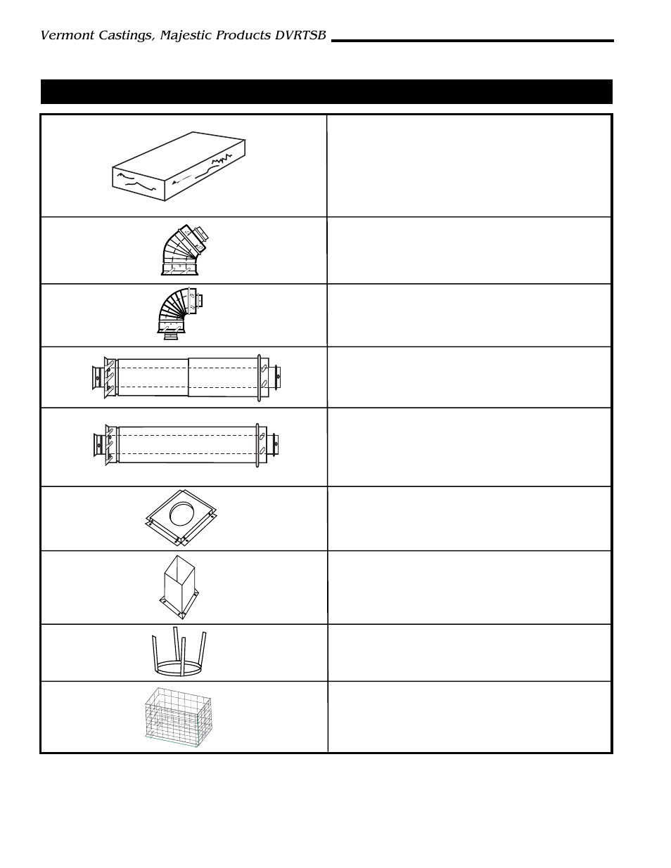 Vermont castings, majestic products dvrtsb, Twist lock venting components | Vermont Casting DVRTSB User Manual | Page 20 / 36